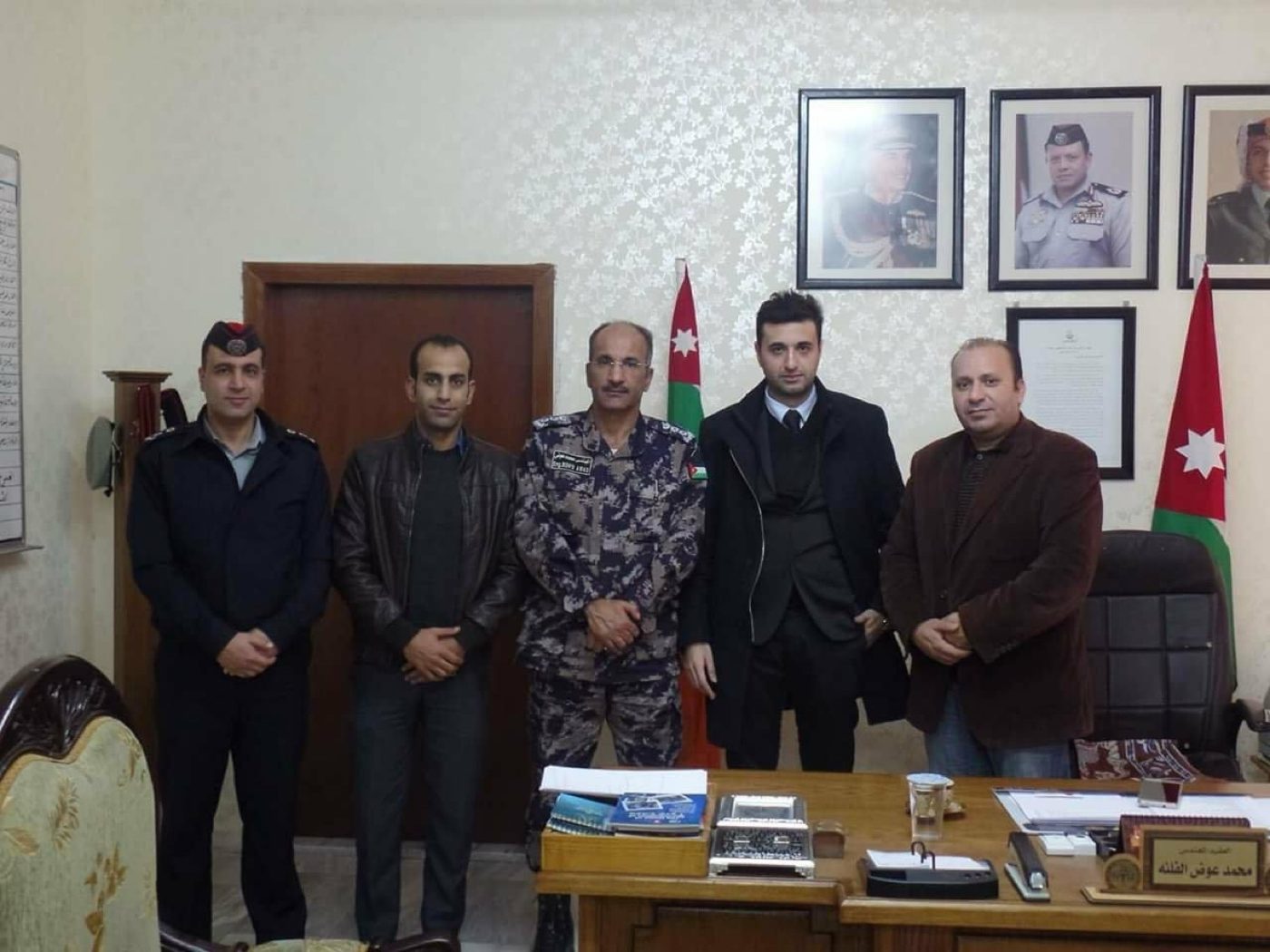 Official meeting, Jordan Civil Defence