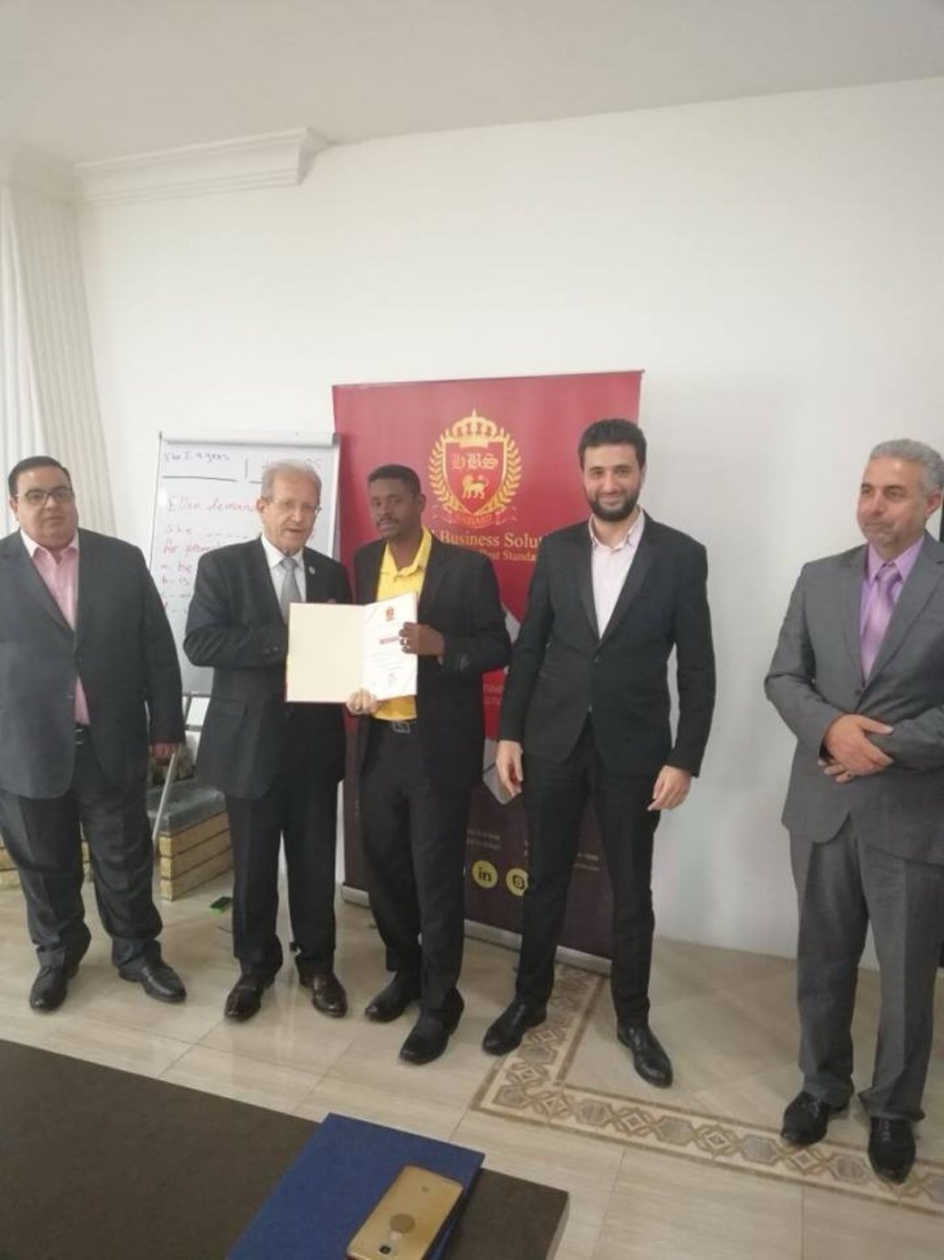 Certificate ceremony, Sudanese Sea Ports Corporation